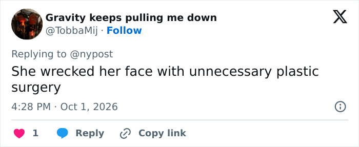 A social media post criticism reacting to Megan Fox's campaign backlash. A social media post criticism reacting to Megan Fox's campaign backlash.