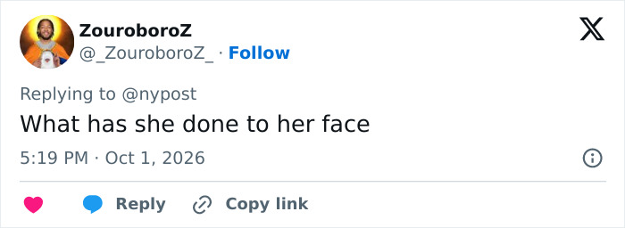 A comment questioning Megan Fox and her appearance change A comment questioning Megan Fox and her appearance change