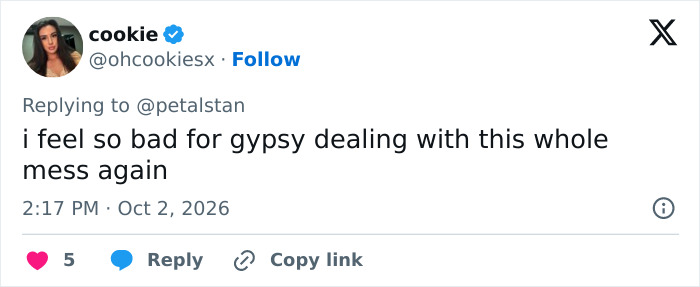 Tweet expressing sympathy for G***y Rose Blanchard amid fiance autopsy results release. Tweet expressing sympathy for G***y Rose Blanchard amid fiance autopsy results release.