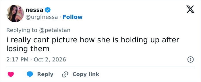 X post expressing sympathy for G***y Rose Blanchard holding up after losing her fiancé. X post expressing sympathy for G***y Rose Blanchard holding up after losing her fiancé.