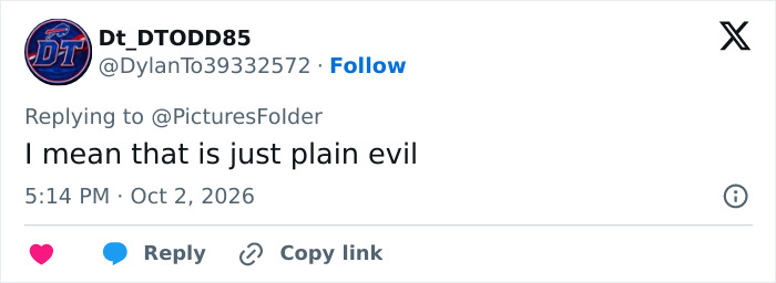 A comment describing actions in a custody battle case as plain evil. A comment describing actions in a custody battle case as plain evil.