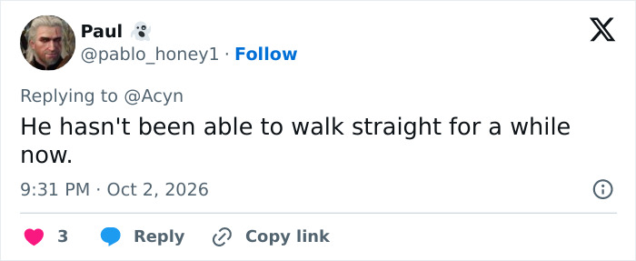 Social media post claiming Trump's path to Air Force One walk has been unsteady for some time. Social media post claiming Trump's path to Air Force One walk has been unsteady for some time.