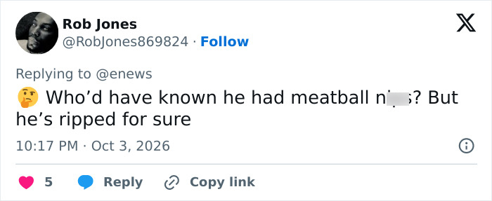 A viral social media post comment discussing Ryan Seacrest's body transformation. A viral social media post comment discussing Ryan Seacrest's body transformation.