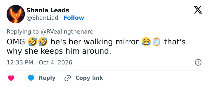 X post discussing Nicola and Brooklyn Beckham's relationship dynamics.