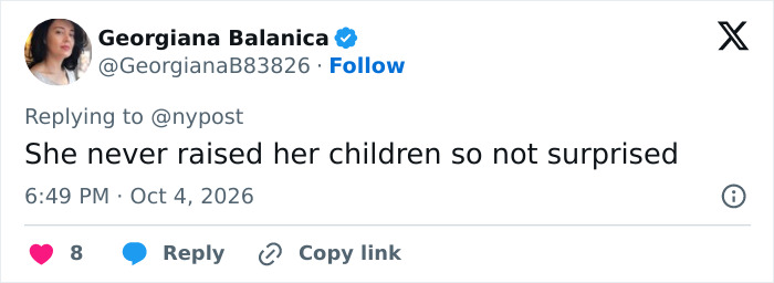 A social media comment criticizing how Kim Kardashian has raised her 4 kids A social media comment criticizing how Kim Kardashian has raised her 4 kids