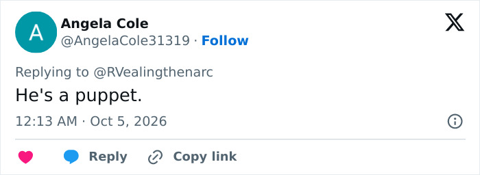 A social media comment criticizing Brooklyn Beckham in relation to his marriage with Nicola.