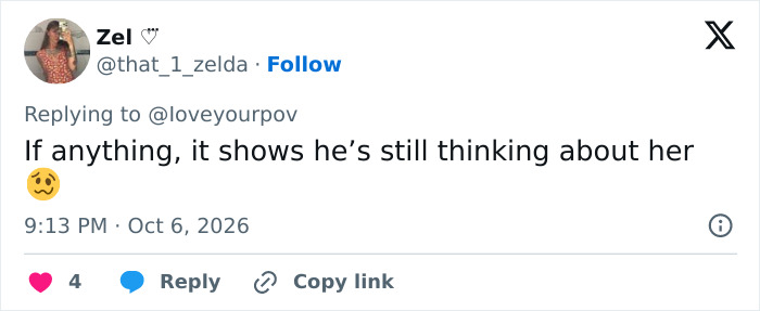 Tweet about Cole Sprouse still thinking of his ex amid allegations