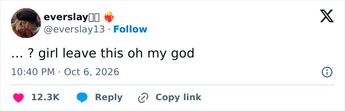 A fan tweet urging Selena Gomez to leave her relationship with Benny Blanco A fan tweet urging Selena Gomez to leave her relationship with Benny Blanco