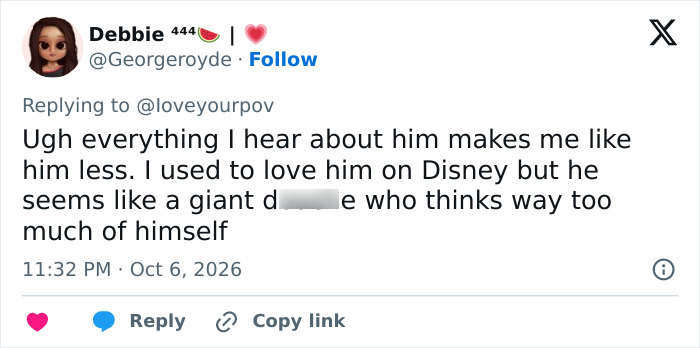 Tweet critiquing Cole Sprouse following disturbing allegations