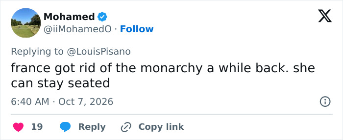 Tweet defending Zendaya and her actions at Paris Fashion Week regarding the French monarchy Tweet defending Zendaya and her actions at Paris Fashion Week regarding the French monarchy