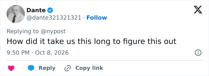X post by Dante questioning why it took so long to understand giant tortoises.