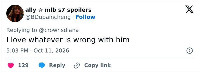 A fan post about a TV star amid the social media frenzy surrounding him.