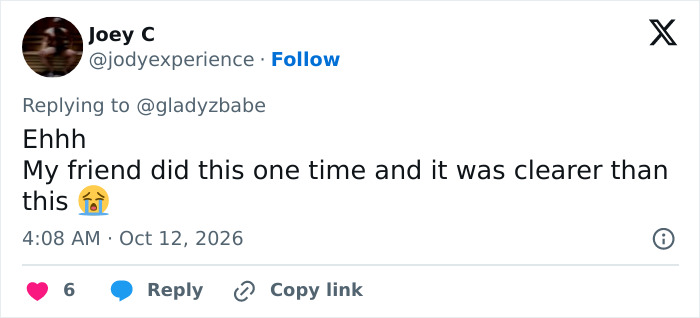 A social media reaction post discussing a viral incident involving a TV star.