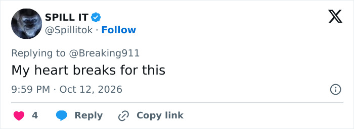A tweet stating my heart breaks for this in response to RJ Mitte passing. A tweet stating my heart breaks for this in response to RJ Mitte passing.