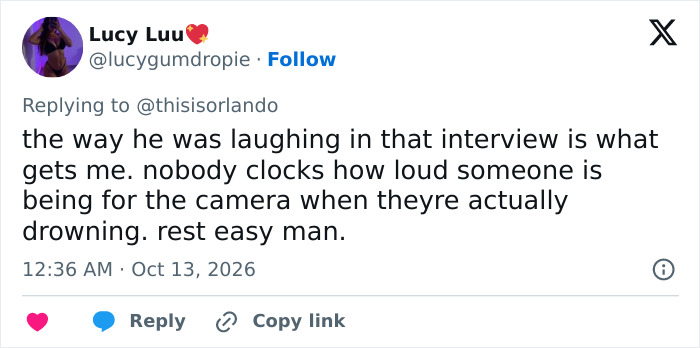 A social media post commenting on RJ Mitte's interview and behavior. A social media post commenting on RJ Mitte's interview and behavior.
