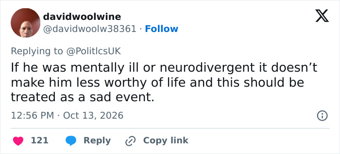 Social media reply expressing sympathy for the man fatally mauled by tiger. Social media reply expressing sympathy for the man fatally mauled by tiger.