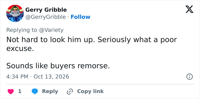 Tweet discussing behind-the-scenes truth about 82YO action hero role controversy Tweet discussing behind-the-scenes truth about 82YO action hero role controversy