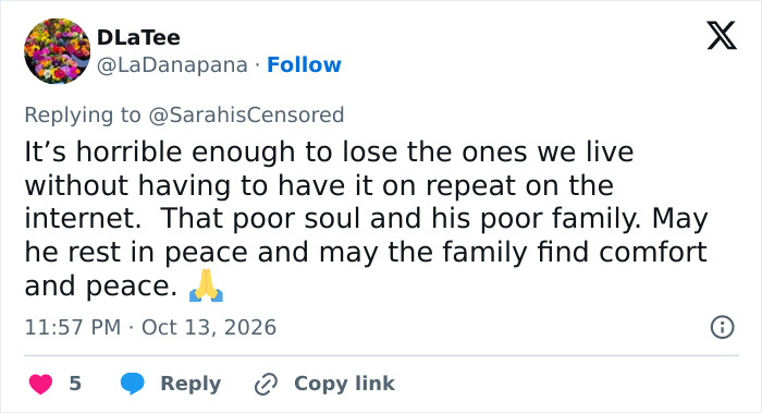 Tweet mourning loss and offering condolences to family after tiger enclosure tragedy Tweet mourning loss and offering condolences to family after tiger enclosure tragedy