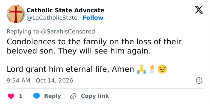Tweet offering condolences and prayers to family after tiger enclosure tragedy Tweet offering condolences and prayers to family after tiger enclosure tragedy