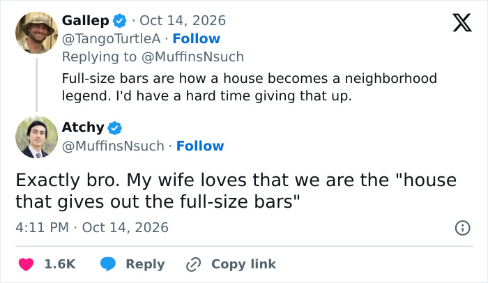 Post discussing the pride of handing out full-size Halloween candy despite strict HOA regulations. Post discussing the pride of handing out full-size Halloween candy despite strict HOA regulations.
