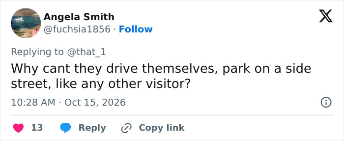 Tweet asking why Meghan and Harry can't park like other visitors in Nottingham Tweet asking why Meghan and Harry can't park like other visitors in Nottingham