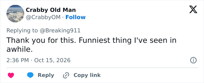 Tweet praising funny Halloween incident Tweet praising funny Halloween incident