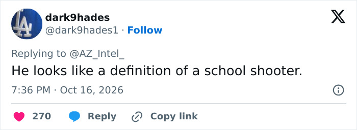 Tweet describing Oregon elementary school tragedy teen as school shooter