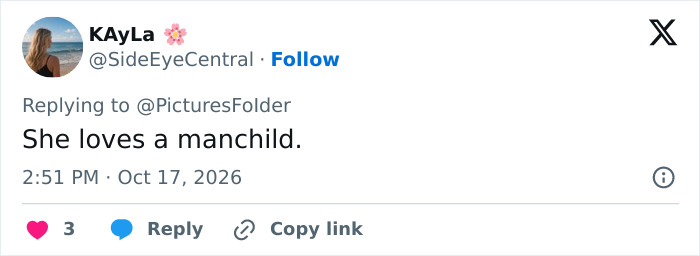 Tweet mentions Dakota Johnson loves a manchild in intimate life discussion Tweet mentions Dakota Johnson loves a manchild in intimate life discussion