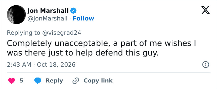 Tweet expresses wish to help defend shopkeeper during France riots
