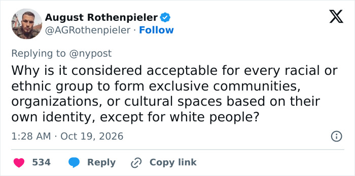 Tweet discussing exclusive communities and sorority scandal
