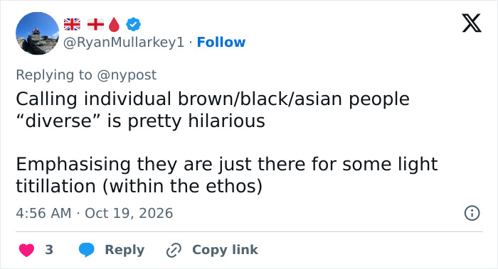 Tweet criticizing diversity comments about sororities