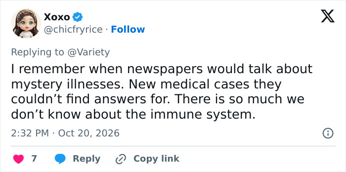 Social media response discussing immune system health and Christina Applegate MS diagnosis. Social media response discussing immune system health and Christina Applegate MS diagnosis.