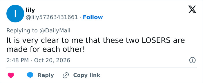 A social media post with a critical comment regarding Meghan Markle's food bank visit.