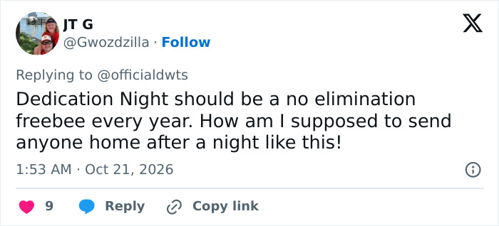 A social media post about Dedication Night after a Hollywood actress was slammed for her reality show tribute.