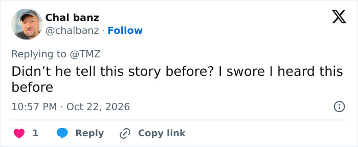 A social media comment asking if Pitbull told his Jennifer Lopez story before A social media comment asking if Pitbull told his Jennifer Lopez story before