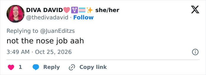 Social media reaction commenting on the edited nose appearance in the new Chris Evans promo. Social media reaction commenting on the edited nose appearance in the new Chris Evans promo.