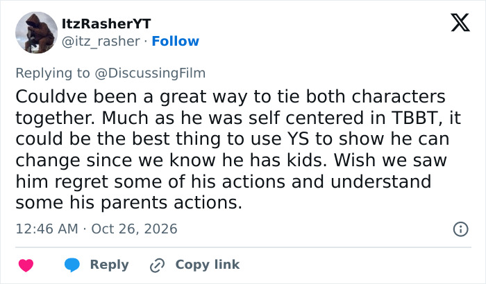 A social media comment analyzing character development in Young Sheldon and TBBT. A social media comment analyzing character development in Young Sheldon and TBBT.