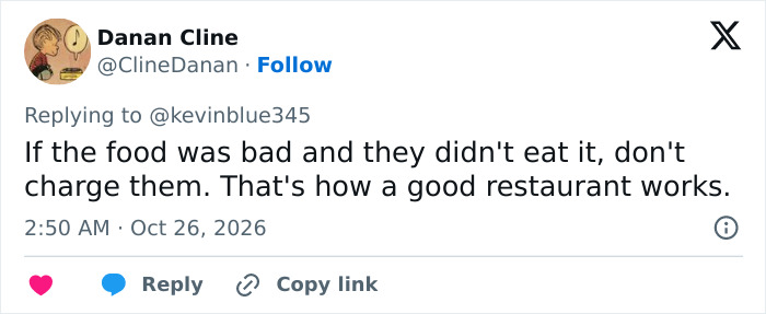 A tweet arguing about restaurant customer service regarding a Karen couple and a plate of ribs. A tweet arguing about restaurant customer service regarding a Karen couple and a plate of ribs.