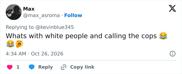 A tweet questioning why a Karen couple calls police over a restaurant dispute about ribs. A tweet questioning why a Karen couple calls police over a restaurant dispute about ribs.