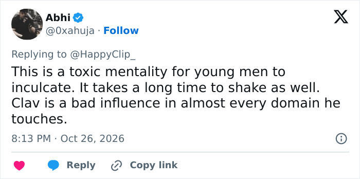 Clavicular's Girlfriend Confronts Him About Kissing Other Girls, His Response Has The Internet Crashing Out