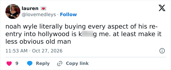 A post criticizing Noah Wyle after the Sexiest Man Alive reveal. A post criticizing Noah Wyle after the Sexiest Man Alive reveal.