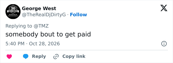 A social media reaction saying someone will get paid after a TV show host sparks fury.