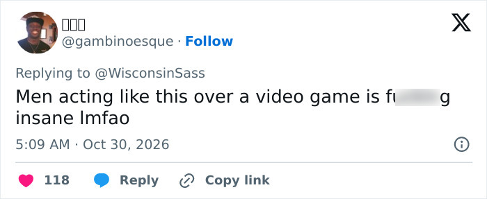 An online comment about video game behavior after a husband shamed online faced backlash. An online comment about video game behavior after a husband shamed online faced backlash.