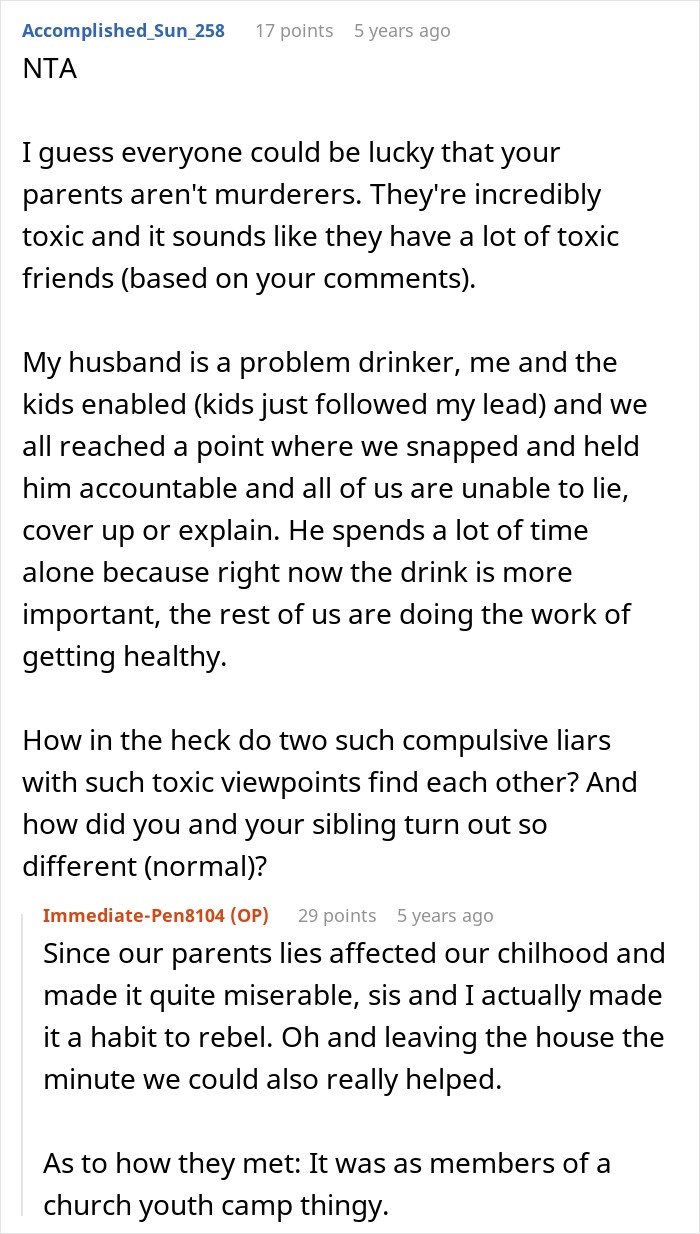 Guy Finds Out What His Parents Have Been Saying About Him For Years: "You Ruined Our Lives" Guy Finds Out What His Parents Have Been Saying About Him For Years: "You Ruined Our Lives"