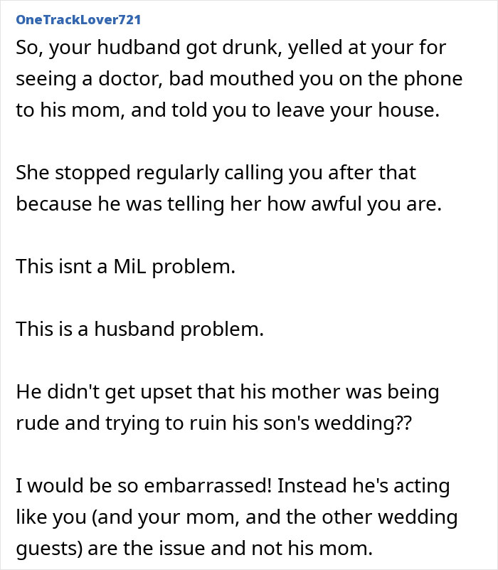 Woman Gets In A Fight With Husband Over Her Male OB-GYN, His Mom Starts Acting Weird Right After Woman Gets In A Fight With Husband Over Her Male OB-GYN, His Mom Starts Acting Weird Right After