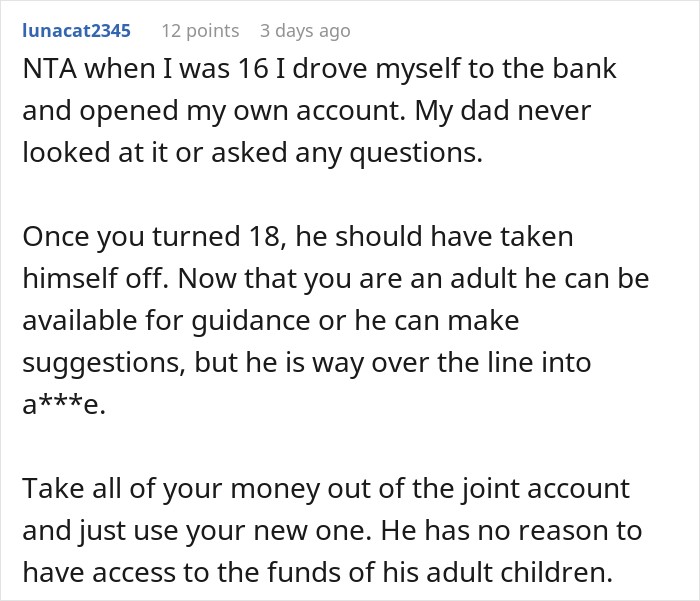 Dad Freaks Out After Daughter Gets Her Own Bank Account, Tries To Cut It Up