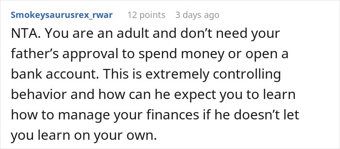 Dad Freaks Out After Daughter Gets Her Own Bank Account, Tries To Cut It Up