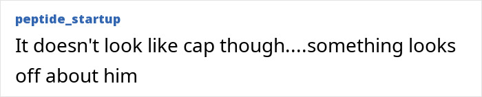 Social media comment from a fan discussing Chris Evans appearance in a promo Social media comment from a fan discussing Chris Evans appearance in a promo