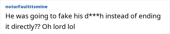 A comment reacting to a relationship drama online as a woman waits during a medical emergency.