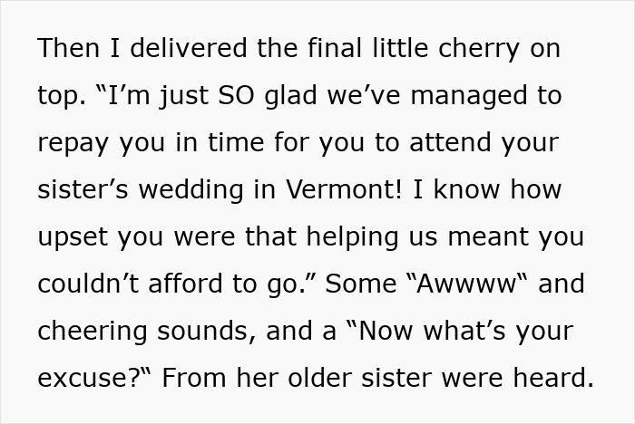 Daughter-in-law highlights repayment letting toxic mom attend sister's wedding Daughter-in-law highlights repayment letting toxic mom attend sister's wedding